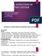 Surgical Affections of Respiratory System
