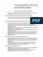 Chapter 14: Financing Liabilities: Bonds and Long-Term Notes Payable