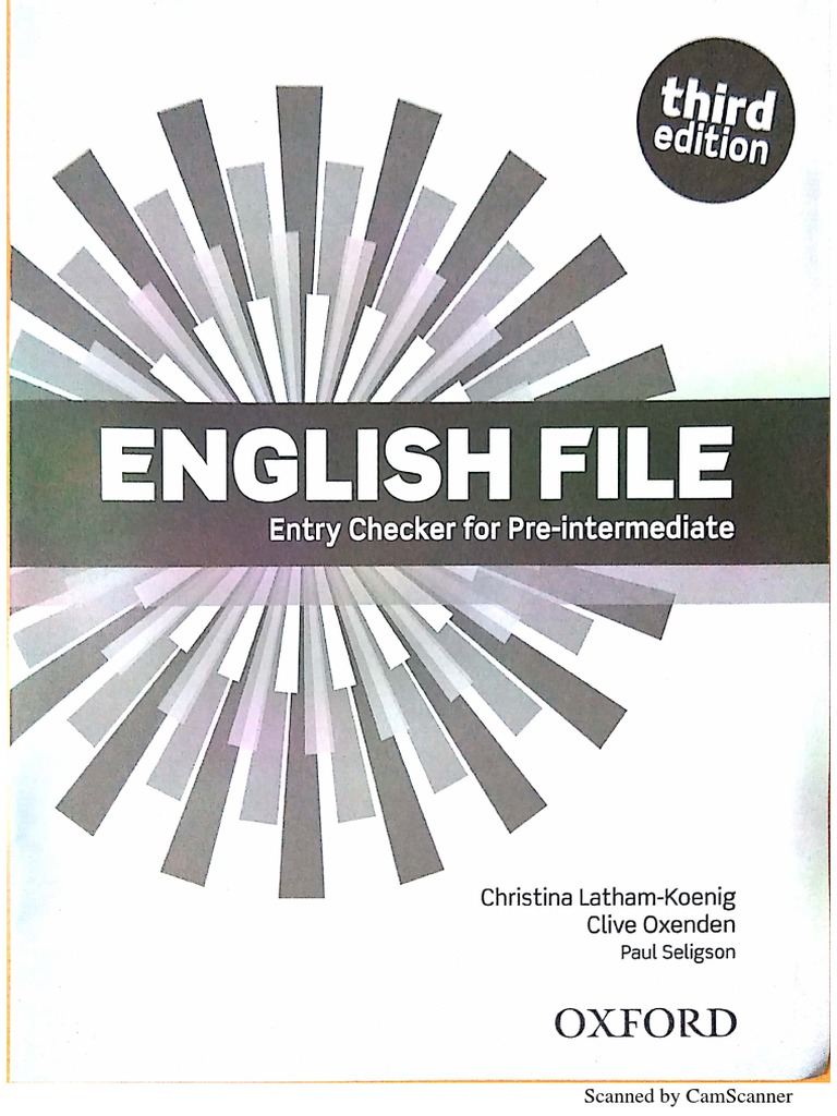 English File Pre-Intermediate - Entry Checker | PDF