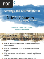 Earnings and Discrimination: Icroeonomics