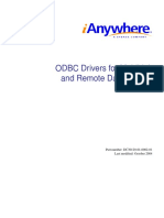 ODBC Drivers for MobiLink and Remote Data Access