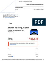 Gmail - FWD - Your Monday Morning Trip With Uber