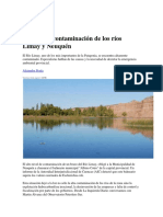 Contaminacion Aguas Del Limay-Neuquen-Rio Negro-2017