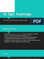 Id, Ego, Superego: The Structural Model of Personality