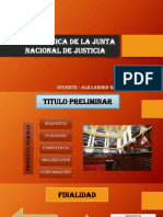 Ley Organica de La Junta Nacional de Justicia