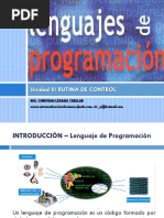 Unidad 03 Rutina de Control