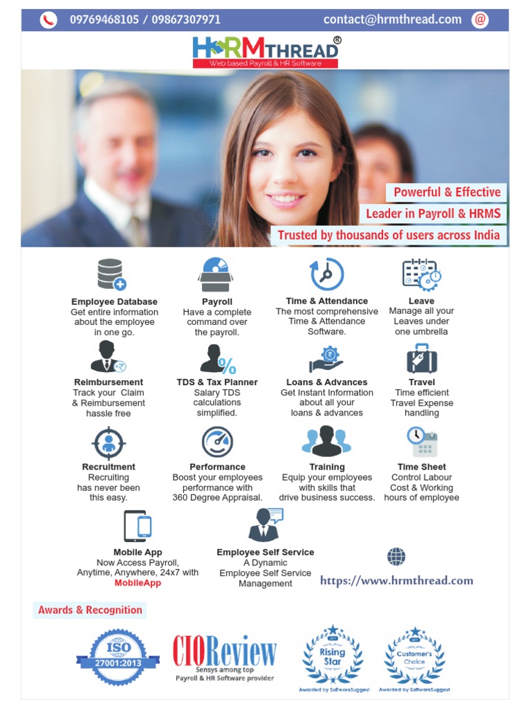 HRMThread: Comprehensive HR Management | PDF | Payroll | Cheque