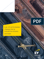 EY Los 10 Principales Riesgos Industria Minera 2019 2020 PDF