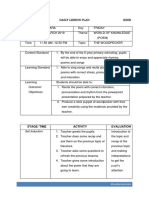 Daily Lesson Plan KSSR: Stage/ Time Activity Evaluation