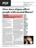 How Does Stigma Affect People With Mental Illness