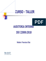 CURSO AUD INTERNO ISO 22000 - 2018 - Modo de Compatibilidad PDF