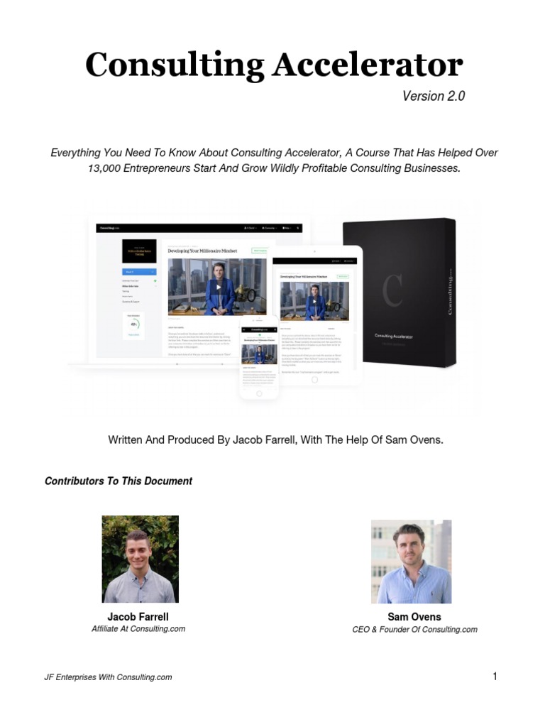 Consulting Accelerator Overview | PDF | Scientific Method | Reality