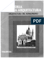 Historia de  la  arquitectura. La  Arquitectura del  Renacimiento  vol  5