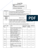 Water Pollution & Management Lesson Plan