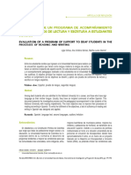 Evaluacion Del Acompañamiento A La Lectura y Escritura Sordos PDF