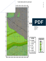 Plano Geologico El Gavilan: Formaciones Leyenda