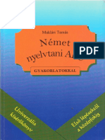 Maklári Tamás - Német Nyelvtani ABC