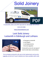 Lock Solid Joinery Slide Presentation