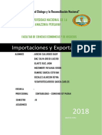 Monografia de Las Importaciones y Exportaciones