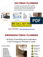 Emergencyman Plumber - Powerpoint Slides