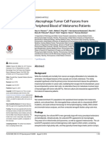 Macrophage-Tumor Cell Fusions From Peripheral Blood of Melanoma Patients