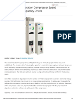 Controlling Refrigeration Compressor Speed Using Variable Frequency Drives - Empowering Compressors