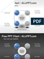 4 Circle Porcess PPT Diagram Standard