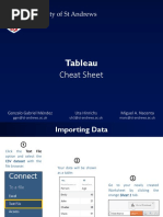 Tableau Cheat Sheet