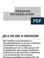 Lineas y Diseño de Investigacion