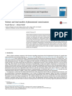 Unitary and Dual Models of Phenomenal Consciou 2017 Consciousness and Cognit