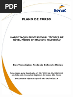HABILITAÇÃO PROFISSIONAL TÉCNICA DE NÍVEL MÉDIO EM RÁDIO E TELEVISÃO