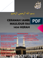 Ceramah Maulidur Rasul