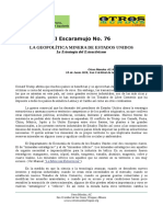 El Escaramujo 76 Geopolitica Minera de Eeuu PDF