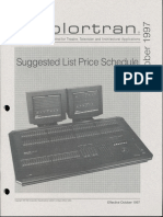 Colortran Price List 1997