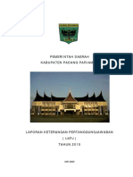 LKPJ Kab - Padang Pariaman 2015 PDF