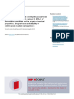 Formulation and Evaluation of Sucrose Ester Stabilized Solid Lipid Nanoparticles and Nanostructured Lipid Carriers Loaded with Clotrimazole