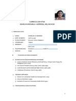 Dr. Genelyn Herrera - CV