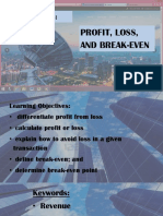 CH3 L3 Profit Loss Break Even