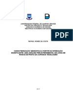 Caracterização Semântica A Partir Da Interação Significante: Uma Análise Pré-Experimental de Linha de Panos de Prato Da Copanos Tecelagem