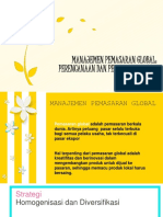 Manajemen Pemasaran Global Perencanaan Dan Pengorganisasian