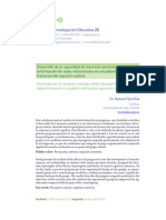 Desarrollo de La Capacidad de Memoria Semántica A Través de La Formación de Redes Relacionadas en Estudiantes Con Trastorno Del Espectro Autista