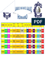 Modelo de Horario Personal