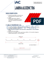 Especificacion Tecnica Calamina Aluzinc Tr6