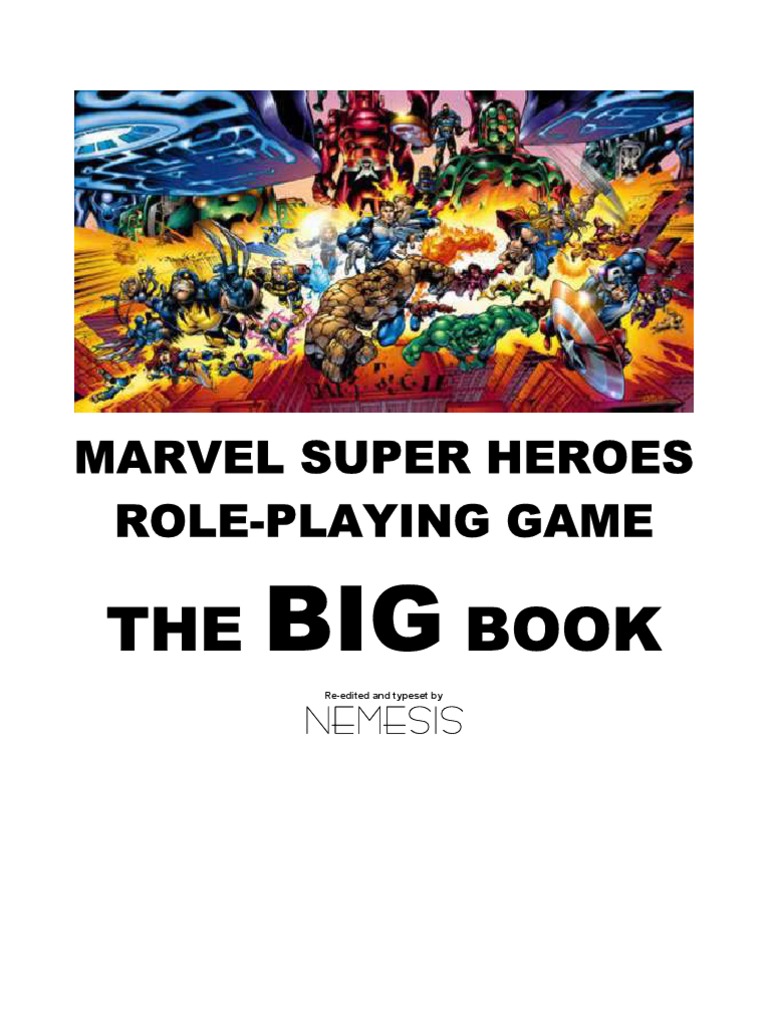 Marvel Heroes Classic Roleplaying Game - Marvel RPG