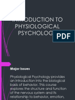 Introduction To Physiological Psychology