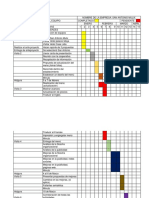 Diagframa de Gantt