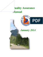 Quality Assurance Manual: January 2014
