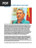 CHECKMATE Inside Ahimsa's Legal Gambit Against Gota