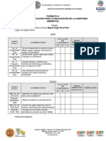 Ejemplo de Listas de Verificación para Auditorias Ambientales en Materia de Aire y Ruido