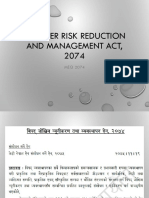 Disaster Risk Reduction and Management Act, 2074
